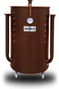 DrumBo Custom Charcoal Smoker Grill BBQ. The Best Charcoal Drum Smoker Available